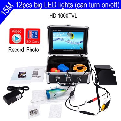Potpuni HD Defibicija podvodna pronalazača ribe s DVR -om